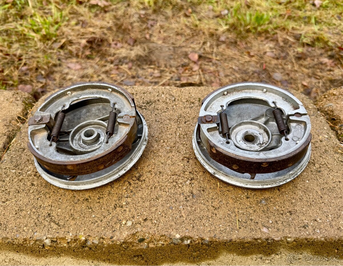 Jawa 50 pionyr fichtl - brzdové štíty - 7