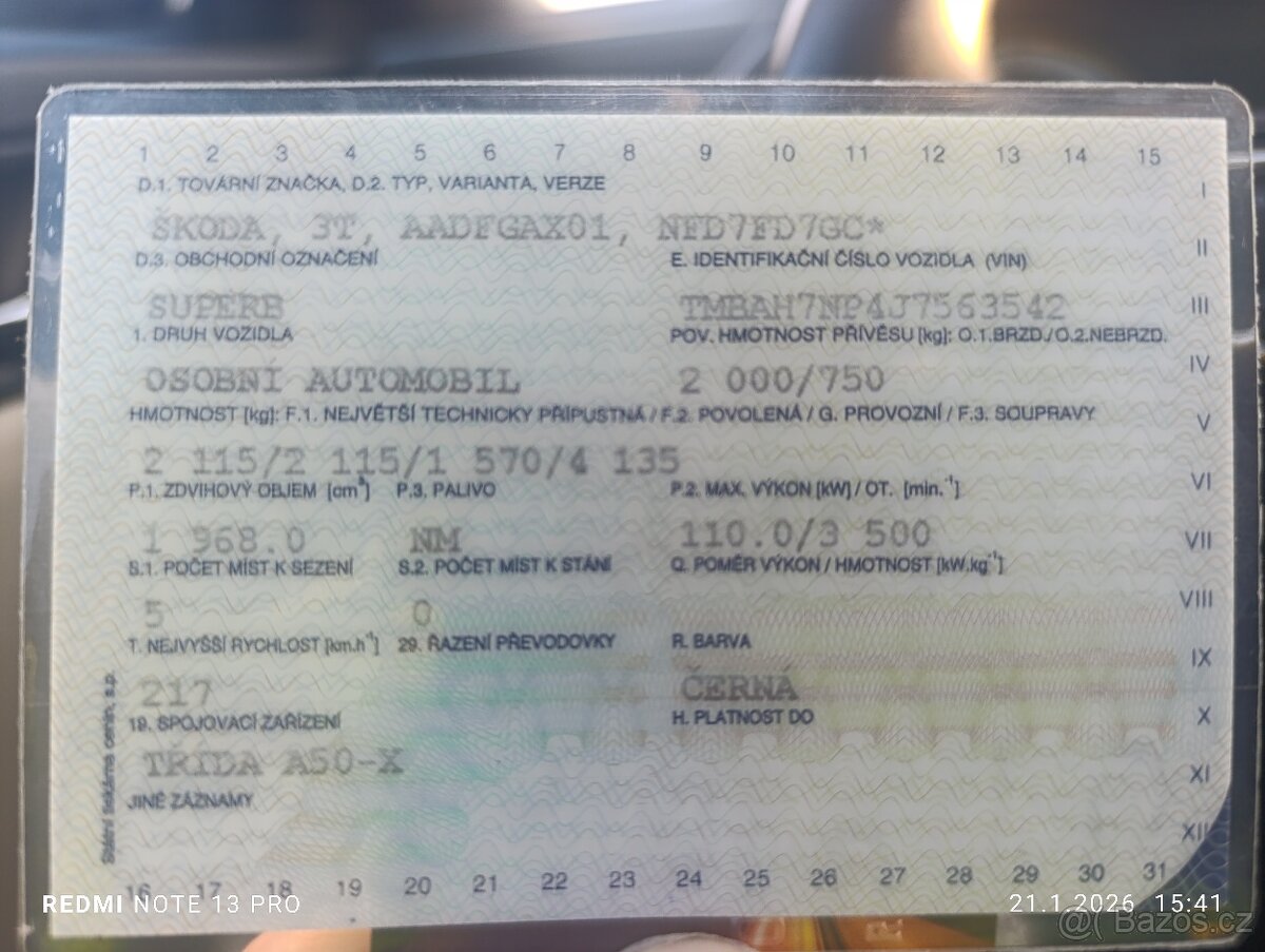 Škoda superb, L&K, 2018, 212 000 km, nová STK - 7