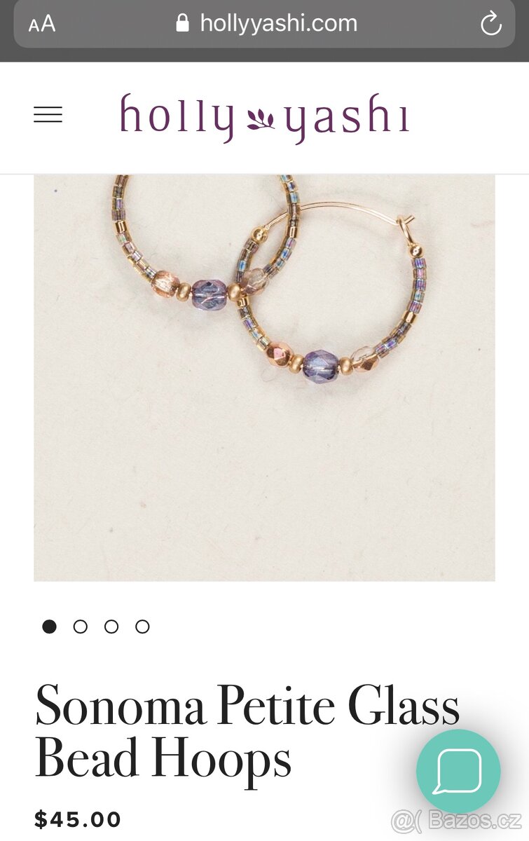 Skleněné náušnice - ruční výroba - 7