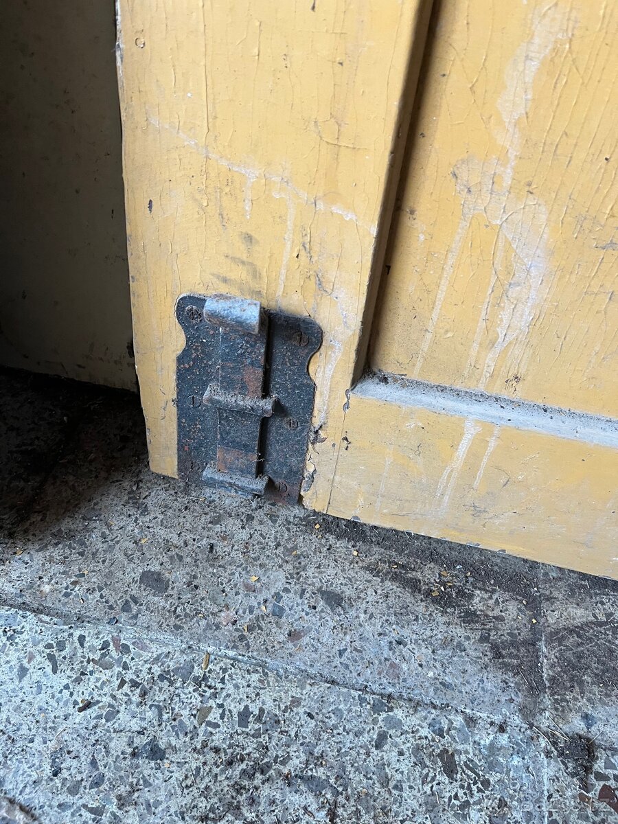 Dvoukřídlé retro dveře s kováním - 7