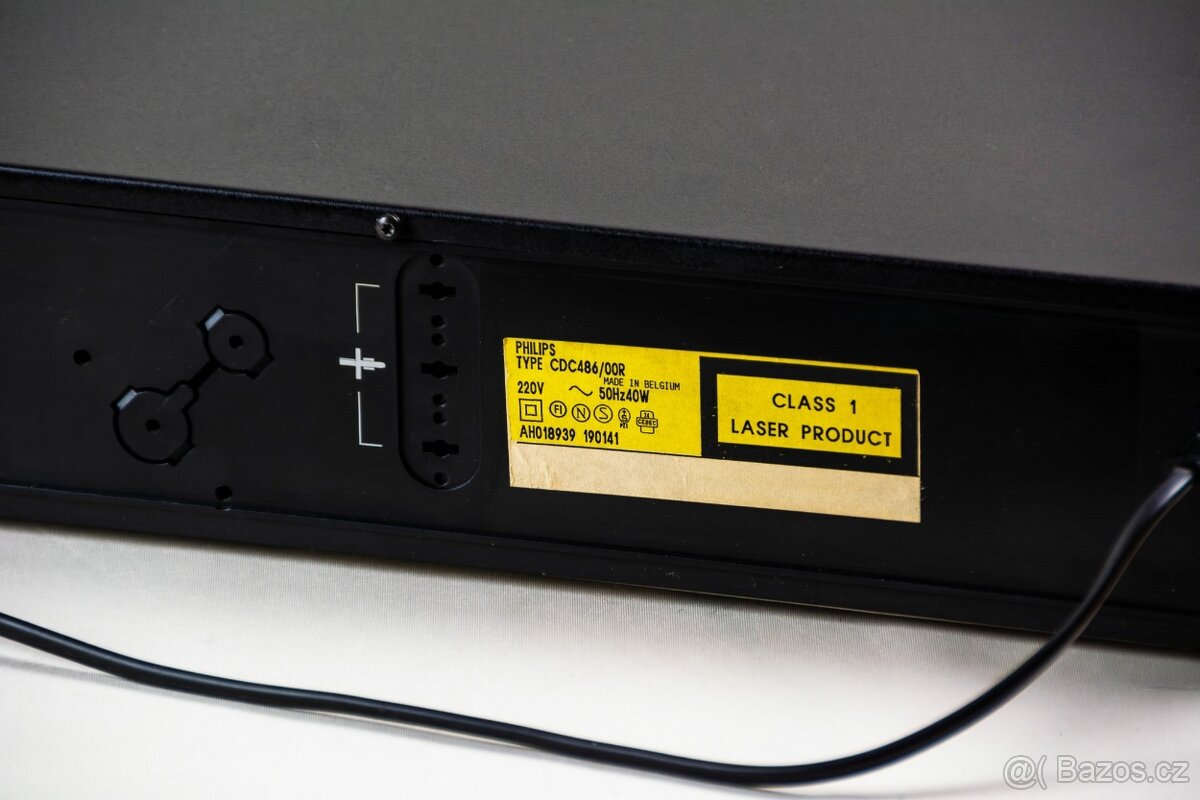 PHILIPS CD-486 / první CD přehrávač s měničem disků - 7