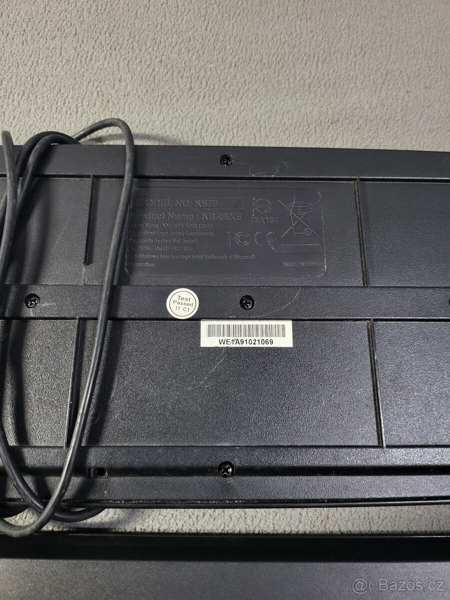 2× drátová klávesnice Genius – USB a PS 2 připojení - 7