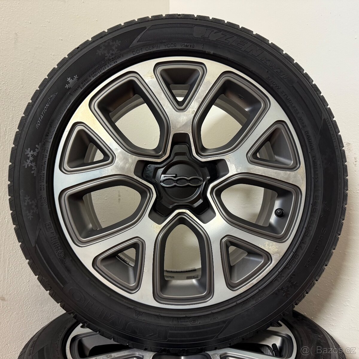 FIAT 500X 5x110 R17 ET40+ZIMNÍ 225/50R17 7,5/7mm - 7