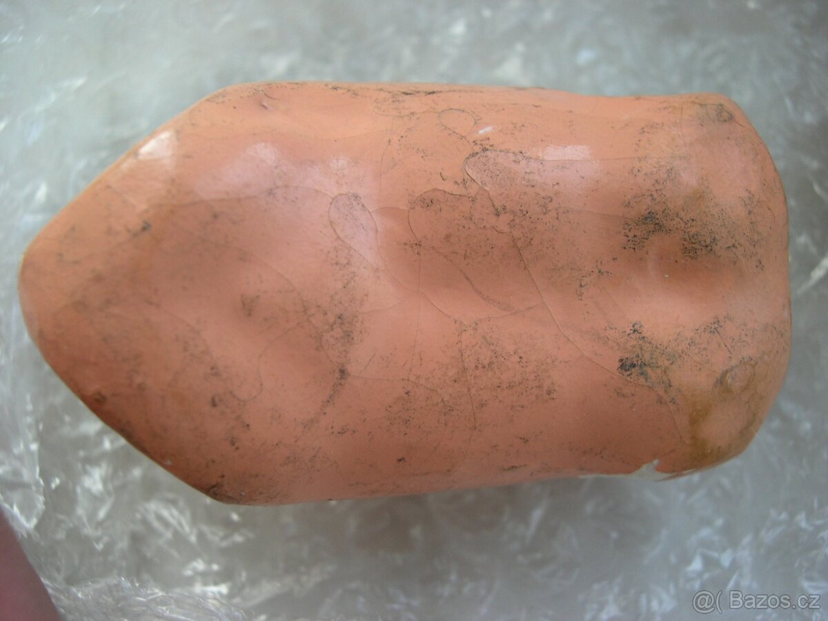 starožitná hlavička mrkací panenky, trup - 7