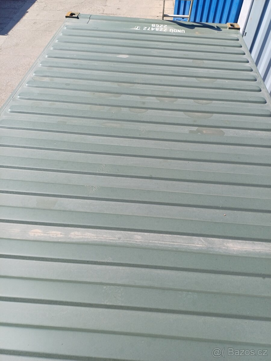 Lodní kontejner 20´ po první cestě, RAL 6007 - 7