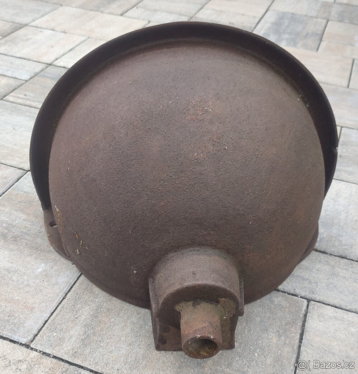 Starožitná výlevka litinová - 2 kohouty - 7