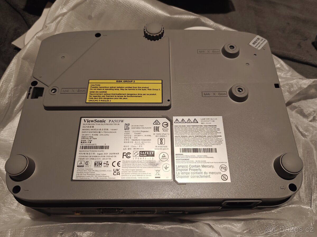 Nepoužitý projektor ViewSonic PA530W - 7