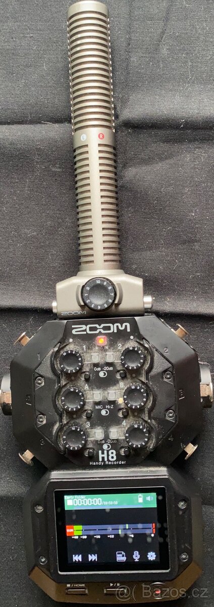 Zoom H-8, set mikrofonů a příslušenství, perfektní stav - 7