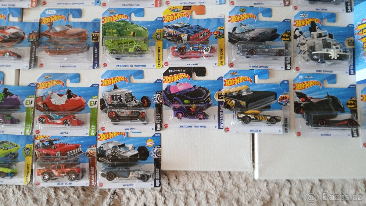 Hot wheels 5x2 nebo 53 nerozbalených autíček ceny dle fotek - 7