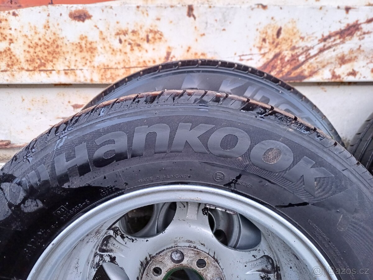 Alu kola 4x100 r14 letní pneumatiky - 7