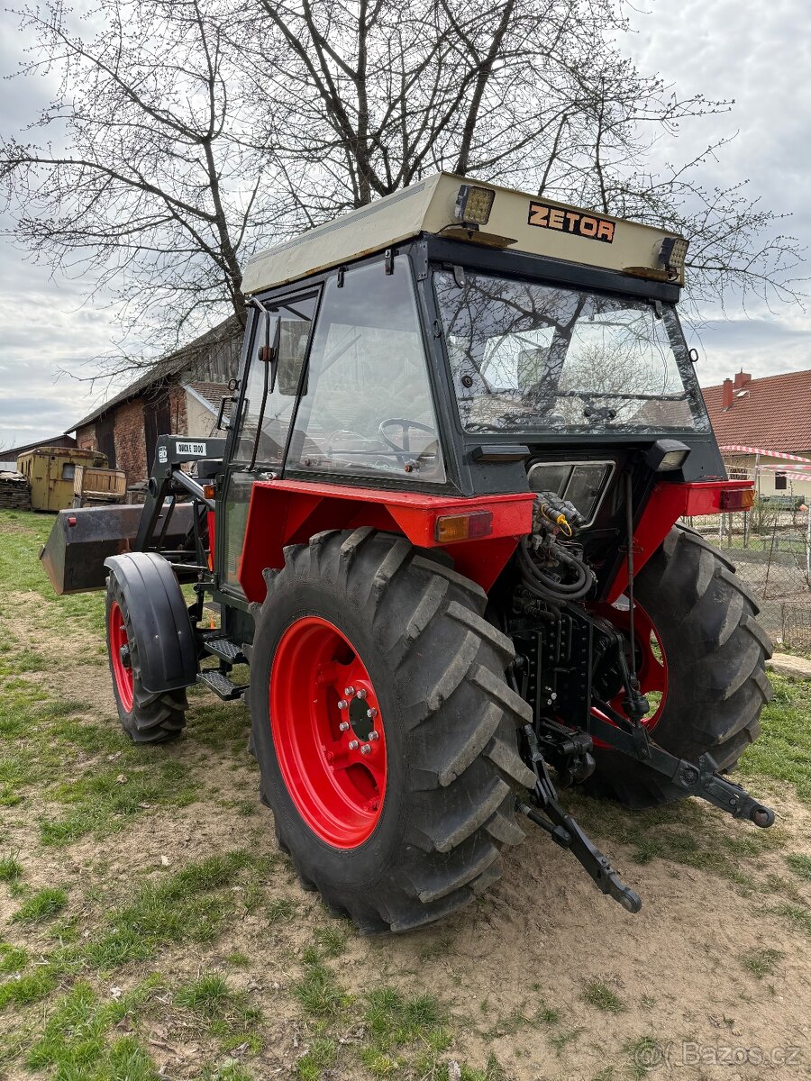 ZETOR 7745 s čelákem QUICKE + lopata - 7