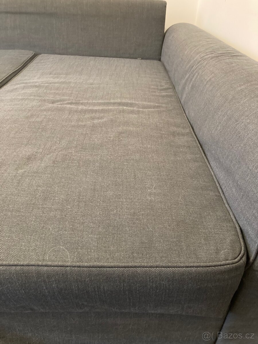 Rozkládací gauč (IKEA)tm.šedá - 7
