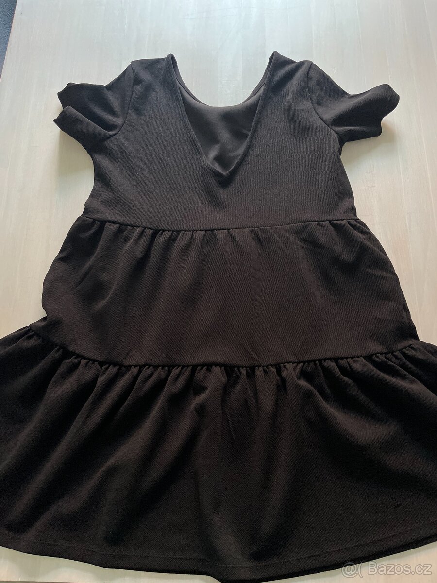 Černé mini sinsay šaty vel M - 7