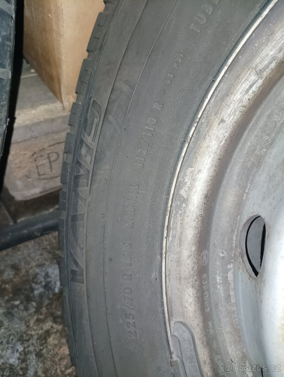 Disky boxer jumper Ducato pneu 225/70/R15 - 7