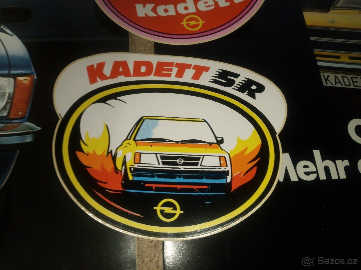 Prospekty Opel + dobové samolepky - 7