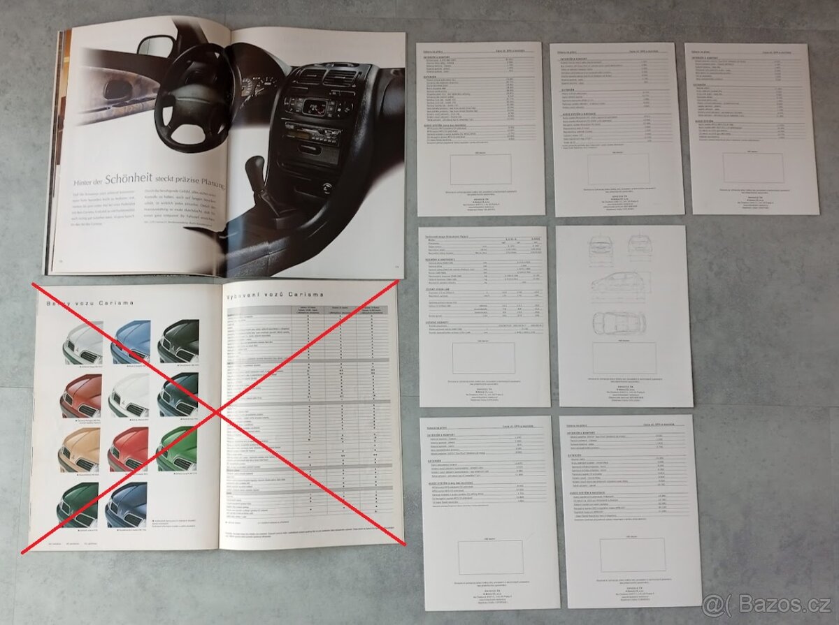 Mitsubishi Carisma, Pajero, Lancer - prospekty, katalogy - 7