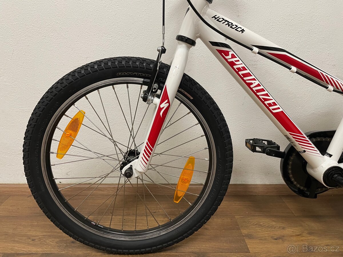 Dětské kolo Specialized Hotrock 20” Single Speed bílé - 7