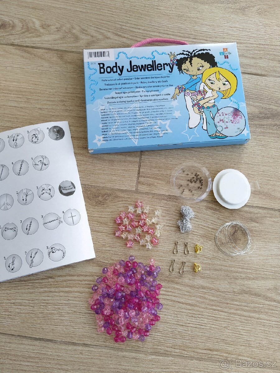 Korálky (dětské sady k výrobě šperků, náramků..) - nové - 7