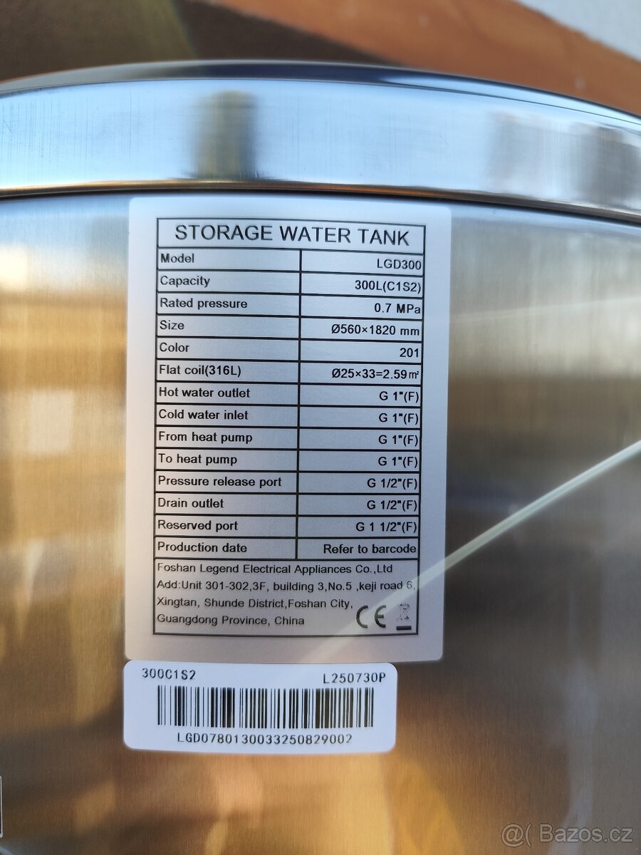 Nerezové bojlery 100l 200l 300l - 7