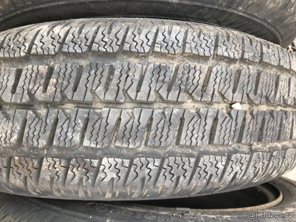 Plechové disky 14” 4x100 a zimní pneu 175/65/R14C - 7