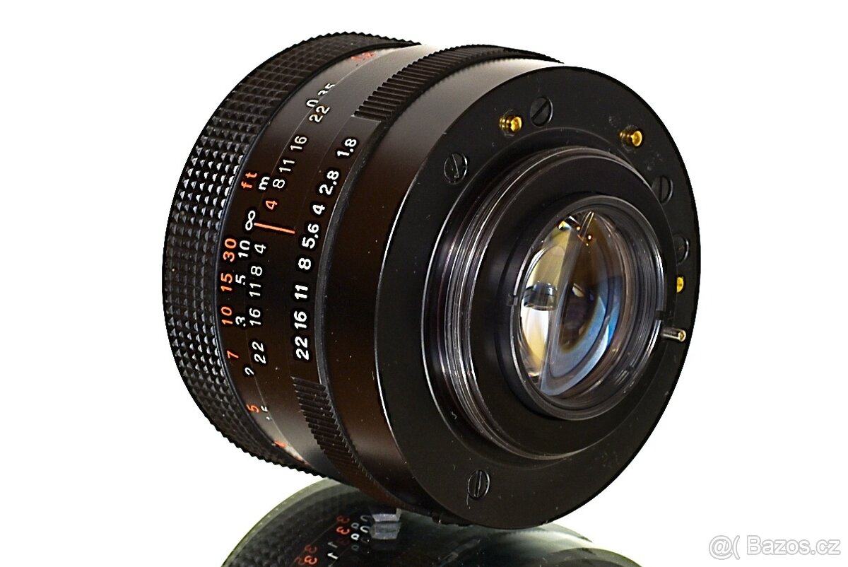 CZJ Pancolar RED MC 1,8/50mm M42 6-pyramid TOP STAV - 7