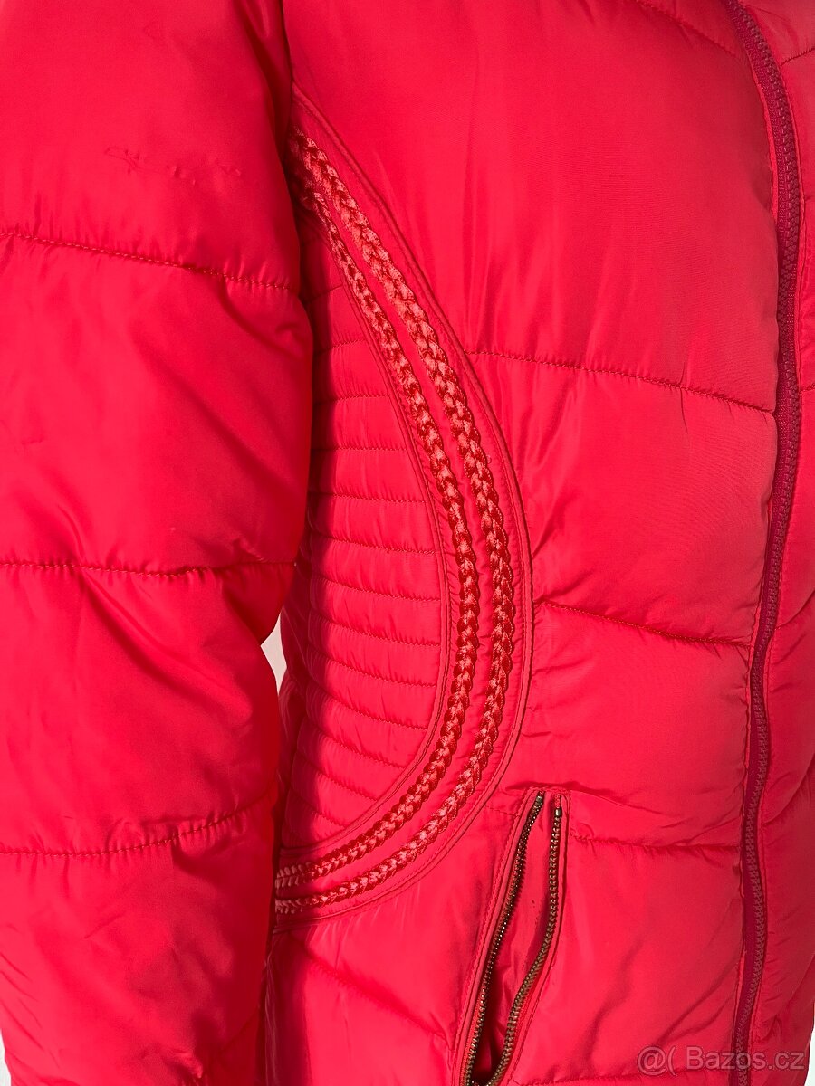 Dámský kabát s náplety vel. L - 7