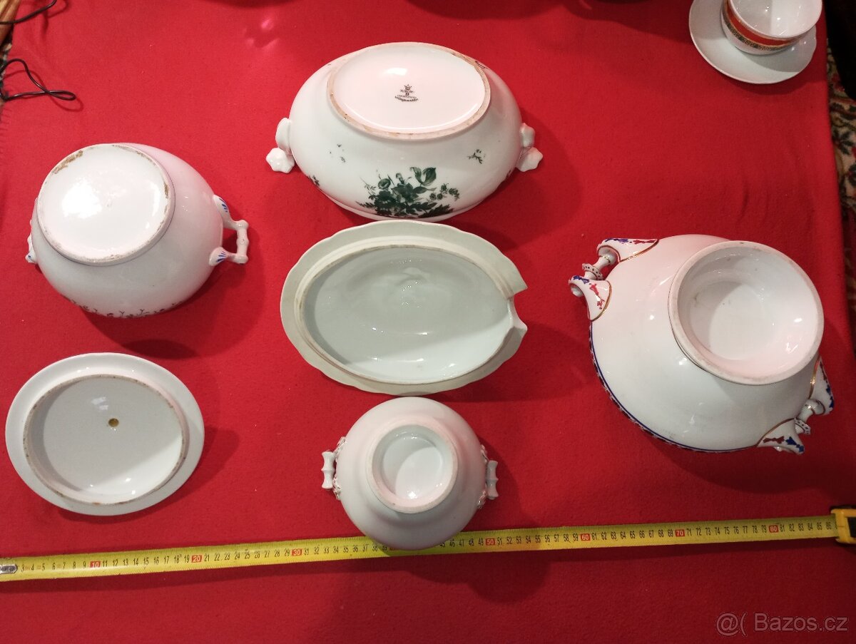 Teriny 7 ks + miska na polévku - 7