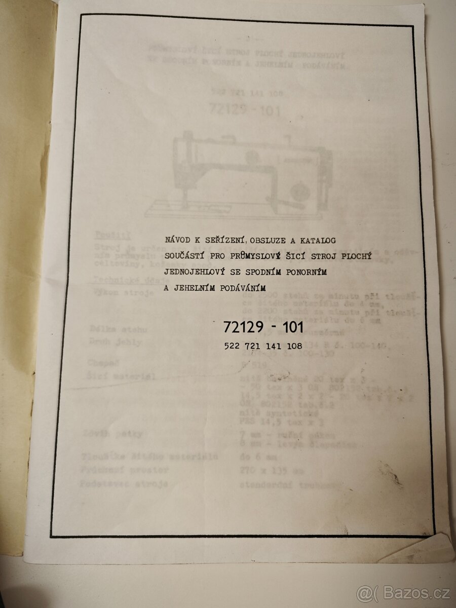 Šicí stroj Minerva 72129-101 - 7