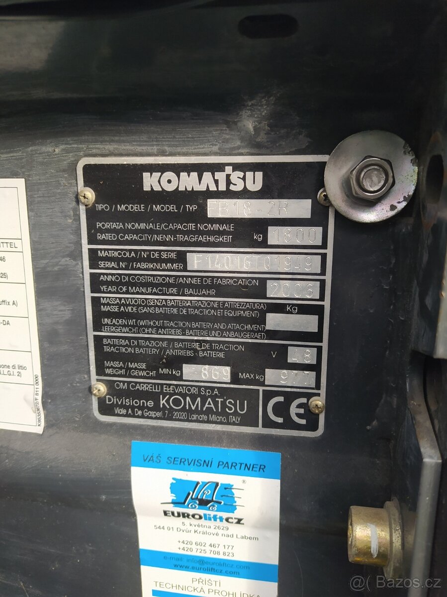 P: VZV Komatsu FG18 - 7
