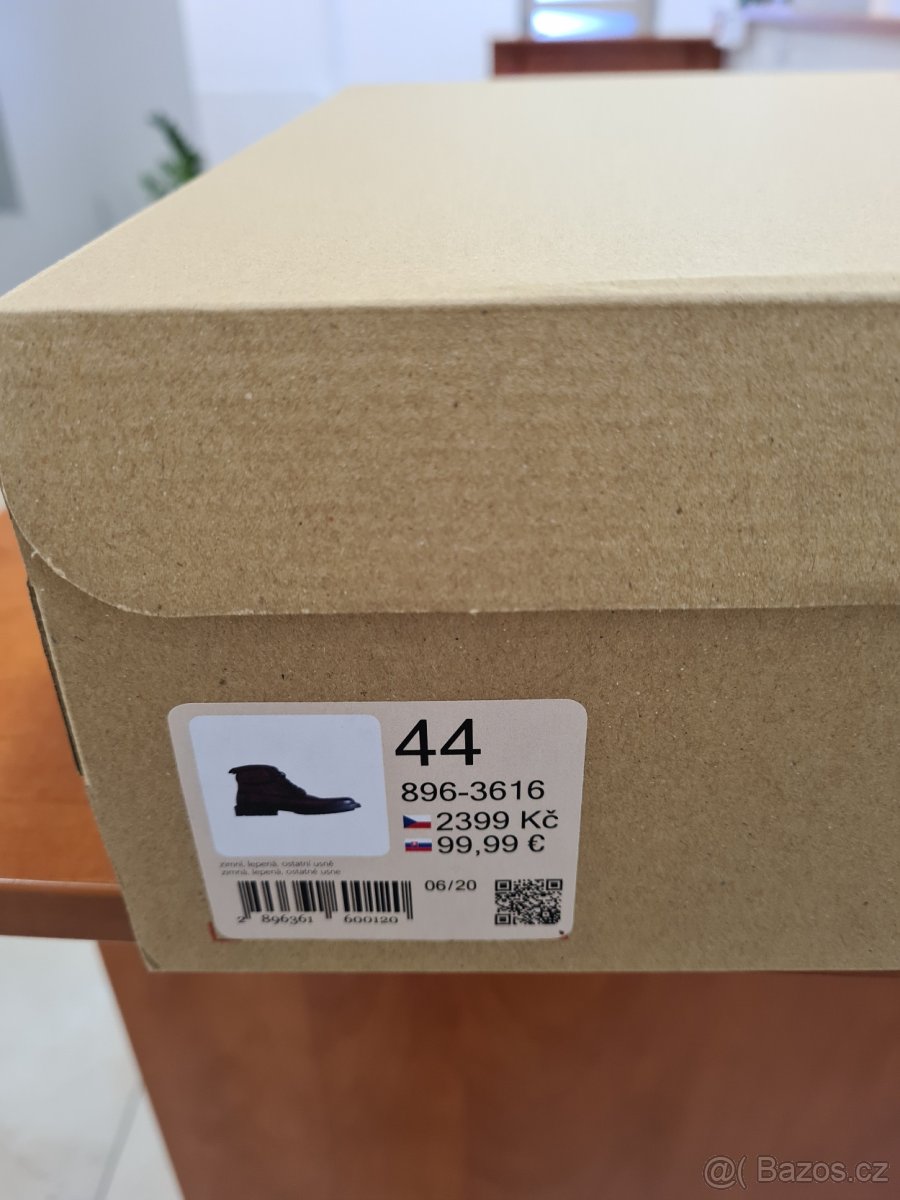 Pánské kožené zimní elegantní boty - Baťa - 7