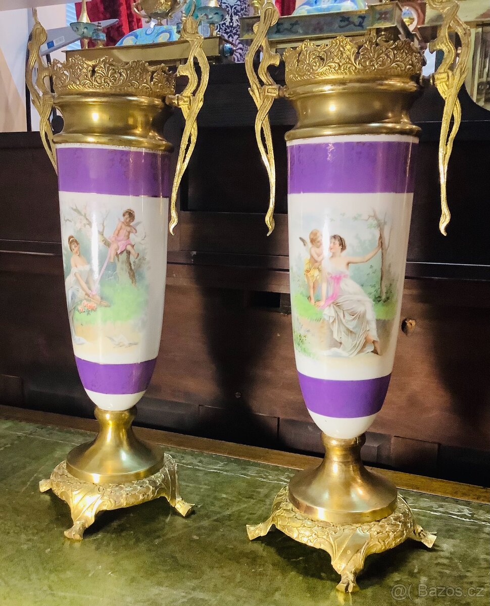 Staré porcelánové vázy - 7