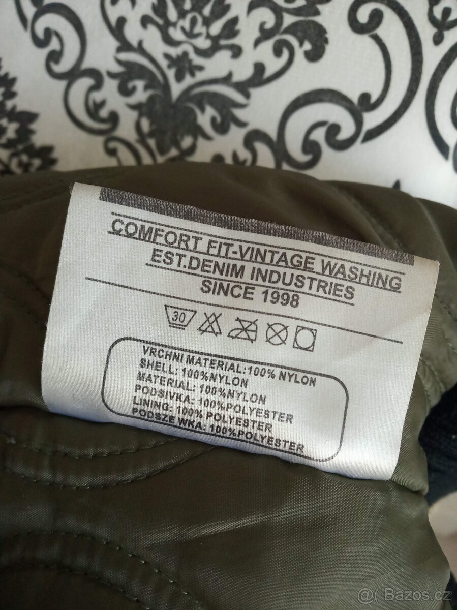 Černý bomber bunda Exe - 7