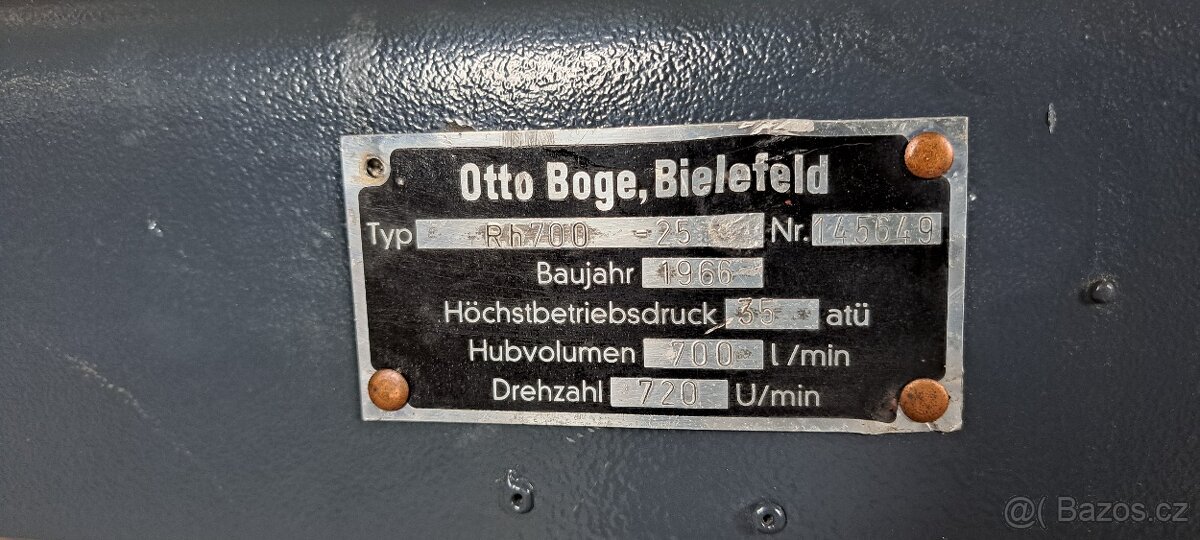 Kompresor Otto Boge 35 barů - 7
