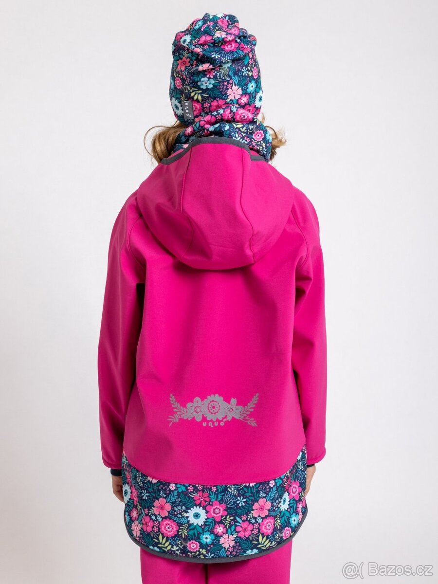 ☘️ Dívčí SOFTSHELLOVÁ BUNDA UNUO s fleecem vel. 122/128 ☘️ - 7