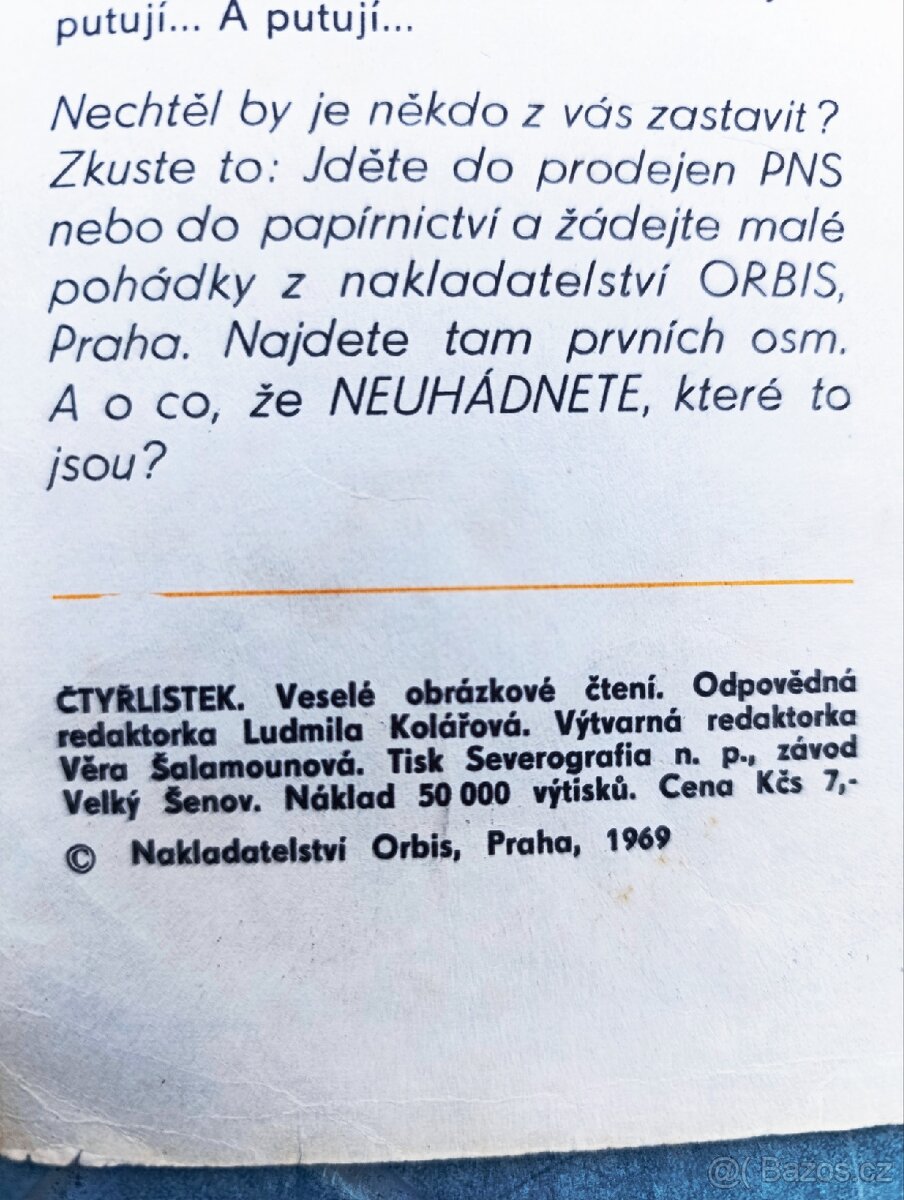Čtyřlístek č.1 1969 - 7
