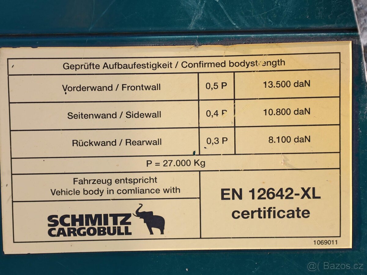 Schmitz CARGOBULL SCS 24/L, LOW DECK, 33 PALET, TŘÍSTRANNÁ - 7