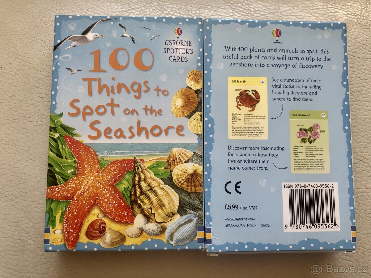 Anglické karty pro děti, 14ks (Usborne) - 7