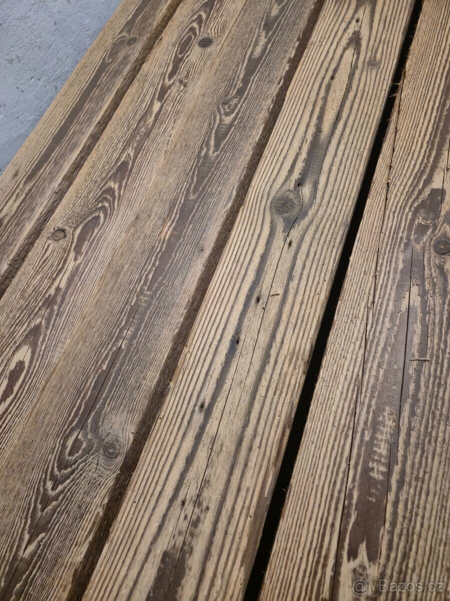 Staré kartačované trámy - 7