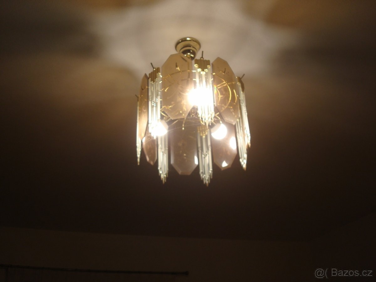 Lustr broušený starožitný - 7