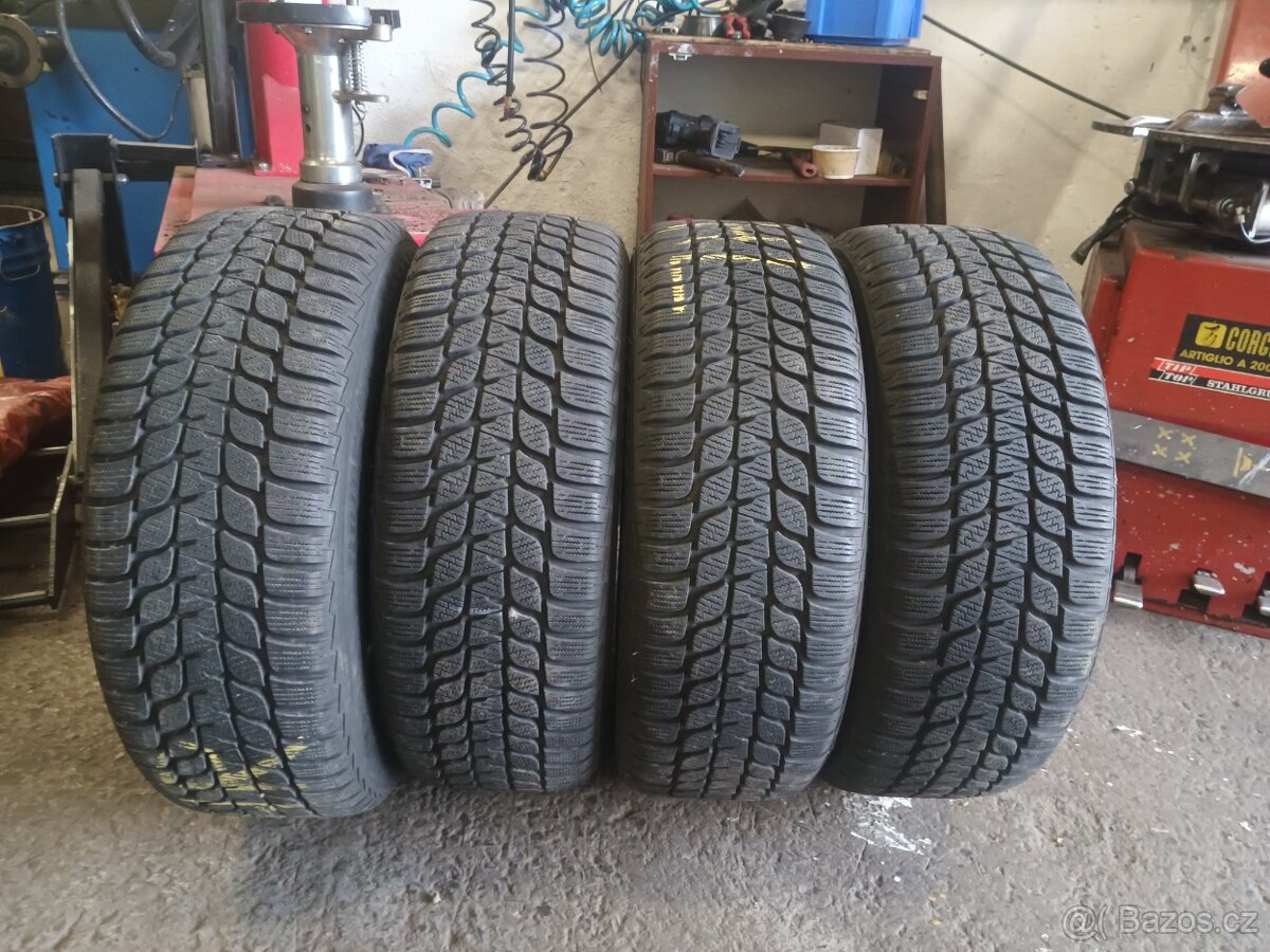 Sada zimních pneu 195/55/16.Bridgestone. - 7