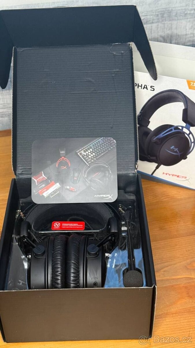Herní sluchátka HyperX Cloud Alpha S - 7.1 Surround - 7