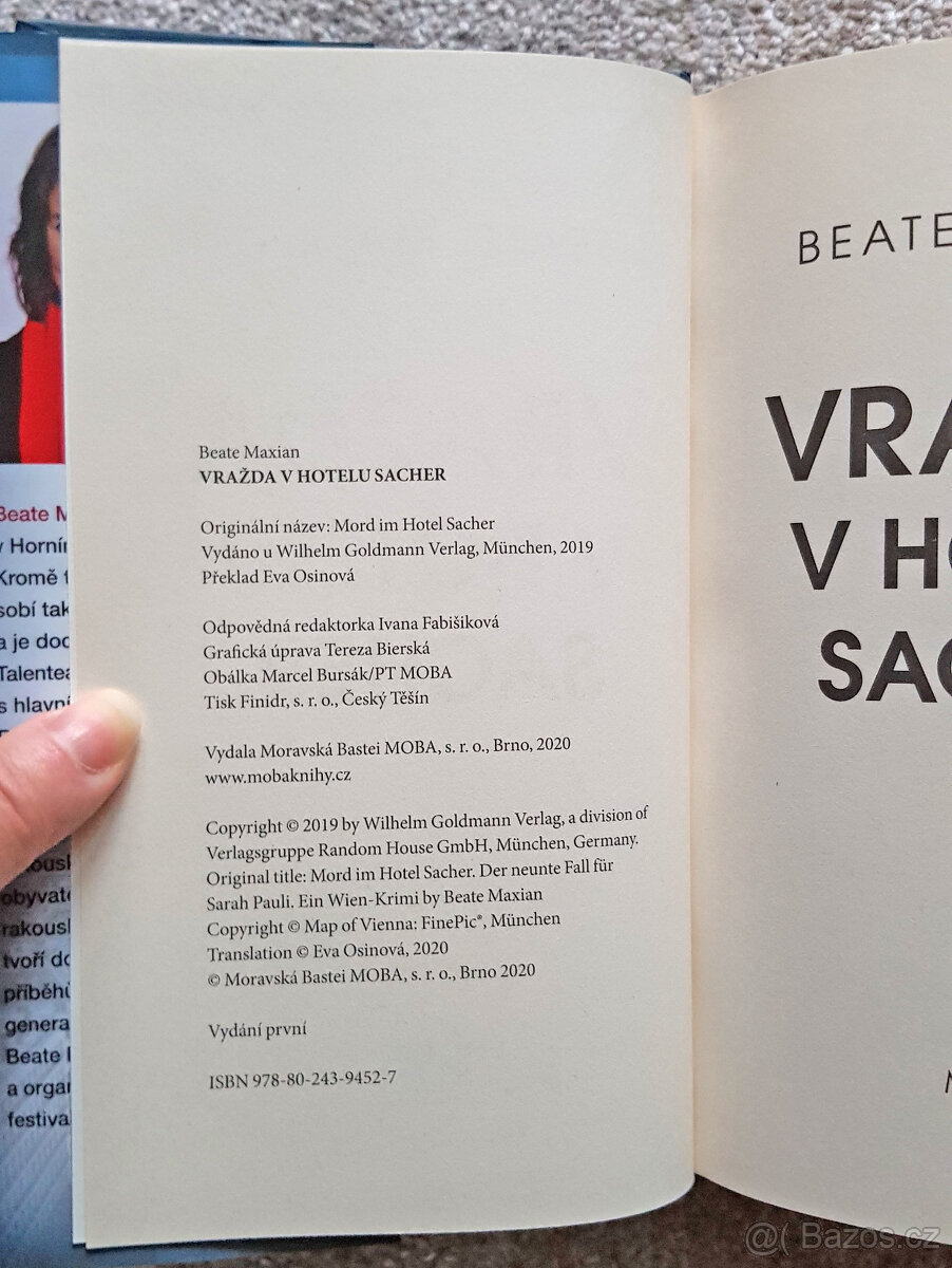 Vražda v hotelu Sacher (Beate Maxian) 2020 - 7