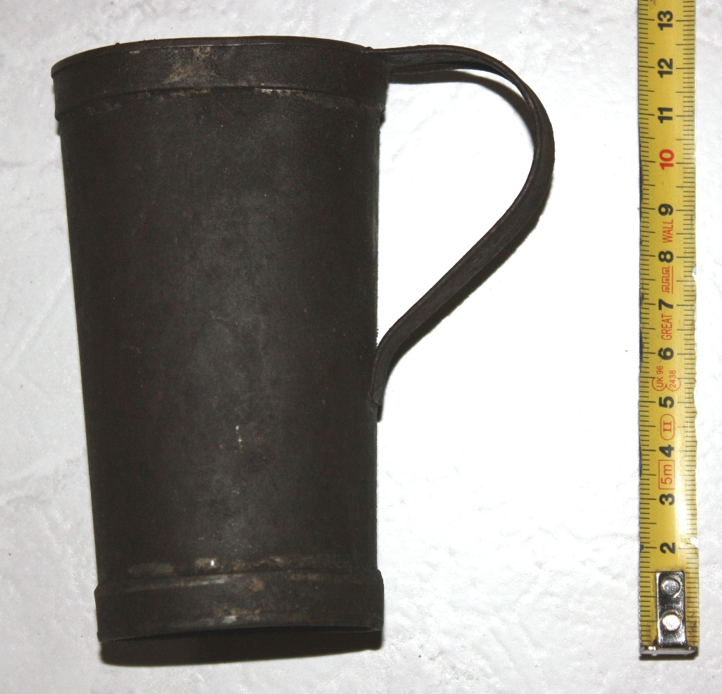 Měrka 1/4 litru, cejchováno z roku 1932, lahev hrnek hrníček - 7