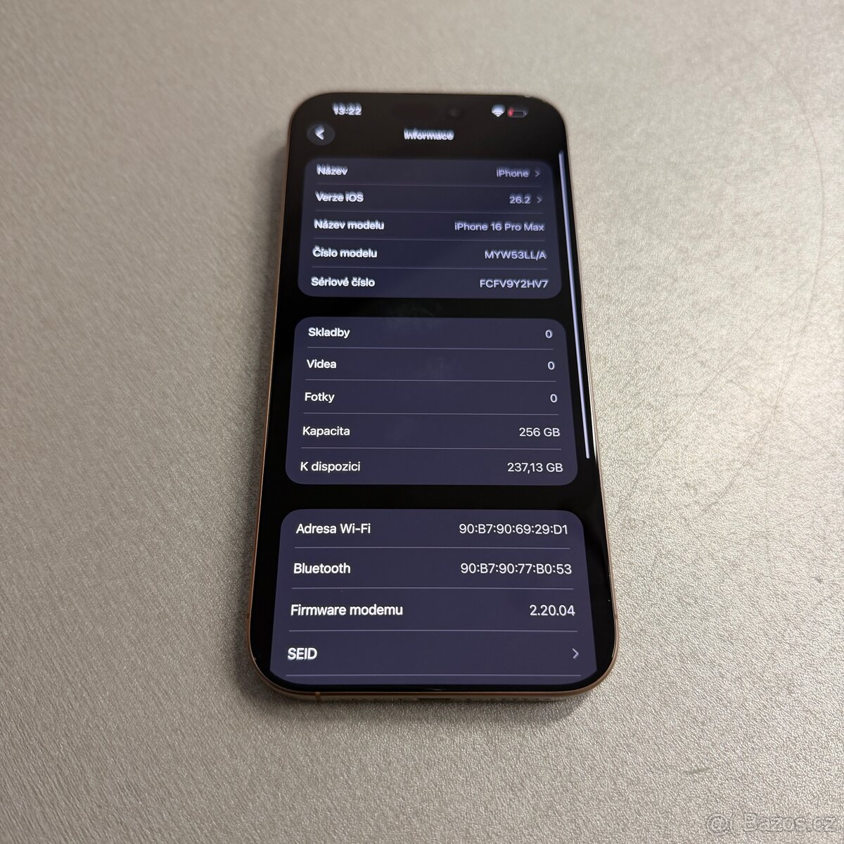 iPhone 16 Pro Max 256GB, 100% baterie, rok záruka - 7