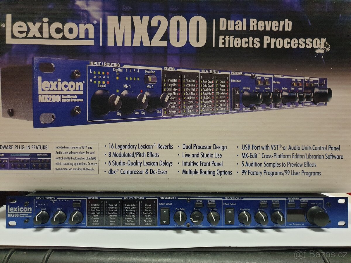 Lexicon MX200 Dual Effects Processor - Made in USA - 7