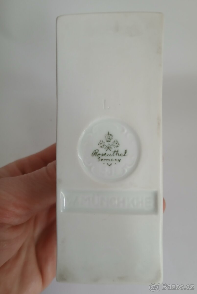 Starožitná porcelánová figurka srnečka - Rosenthal - 7