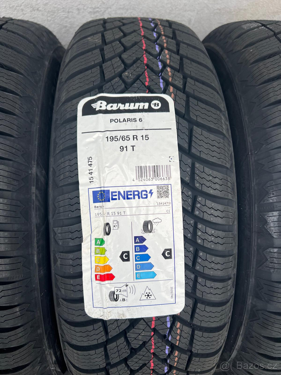 195/65R15 škoda scala 6x15 5x100 ET35 zimní pneu 2025 - 7