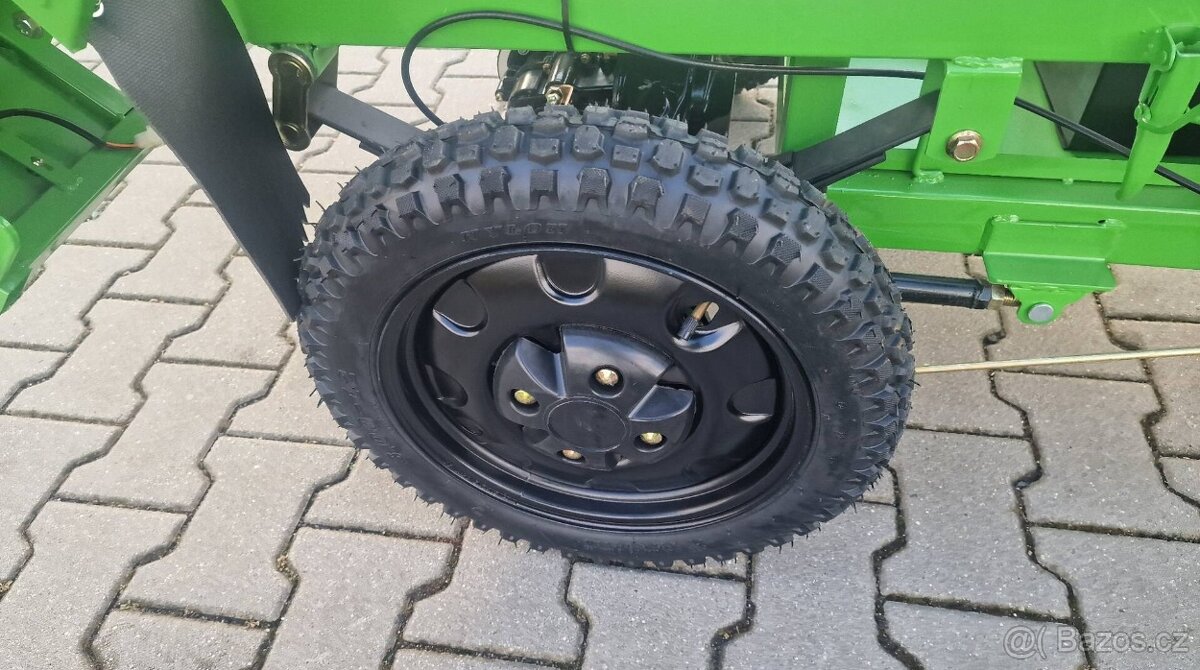 ELEKTRICKÁ NÁKLADNÍ TŘÍKOLKA ADVENTO MAXI ZELENÁ SPZ - 7