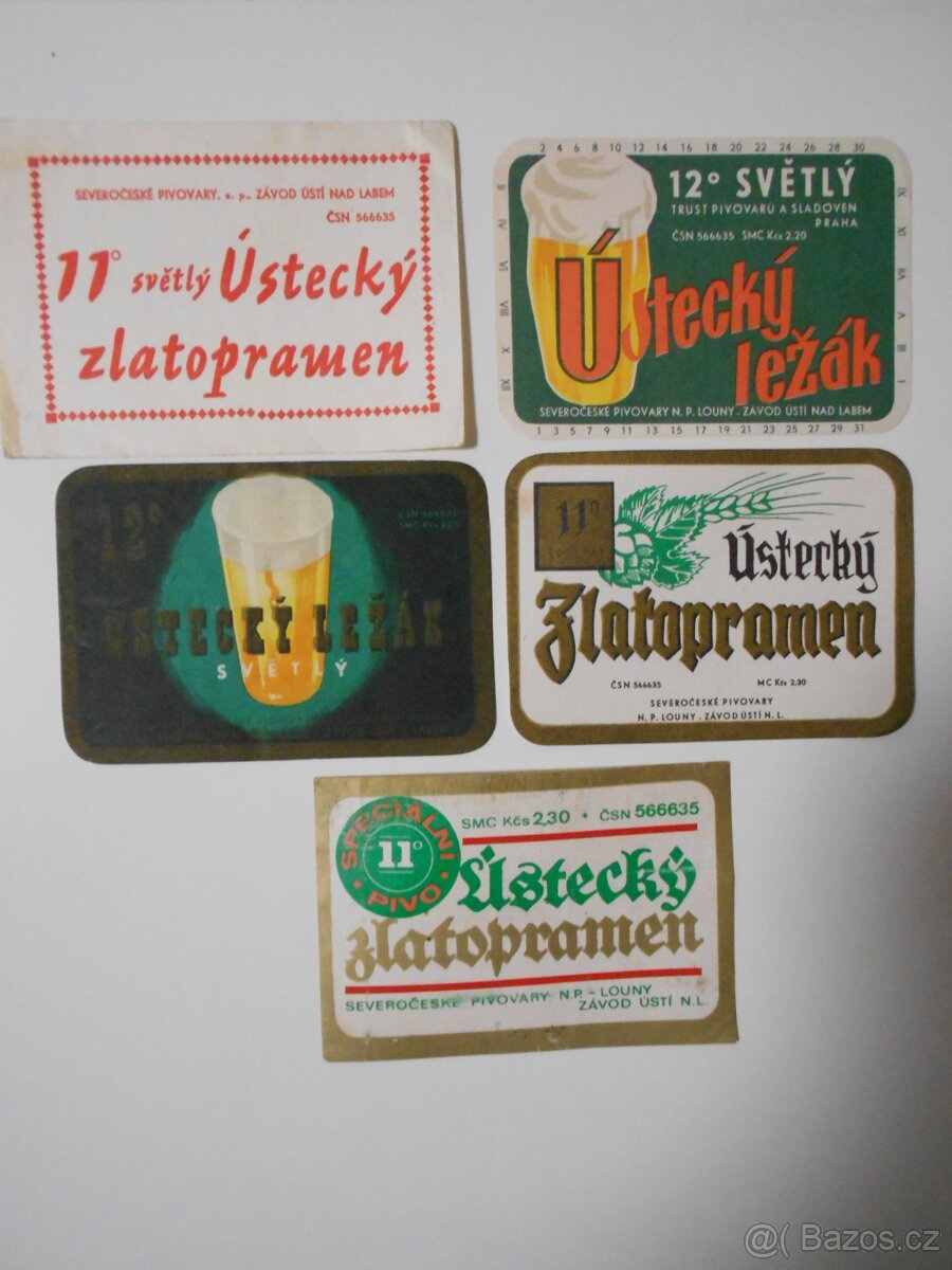 PIVNÍ ETIKETY RARITNÍ - 7