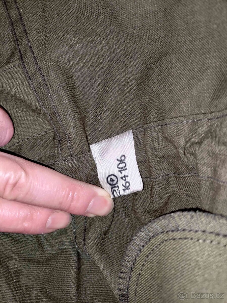 Zelená vojenská bunda, nezateplená - 7